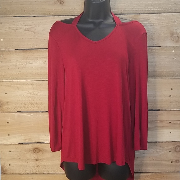 Maurices Tops - Maurices Red Tie Top